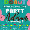 personalized-donut-party-invitation